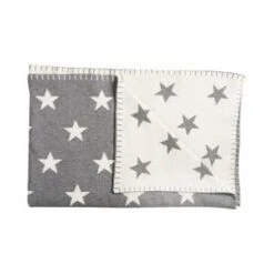 Babydecke Big Star 95x120 Cm In Grau
