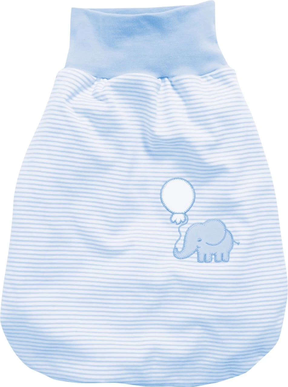 Strampelsack Interlock Elefant In Bleu 4 Strampelsack Interlock Elefant In Bleu – Bild 2