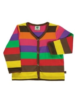 Cardigan "Stripes" In Bunt