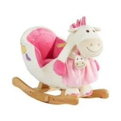 Schaukeltier Pony Mit Soundfunktion In Rosa