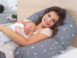 THERALINE Bezug Für Stillkissen Original 190 Cm, Pusteblume Zartgrün -Babyprodukte Laden theraline bezug fur stillkissen original 190 cm pusteblume zartgrun 2