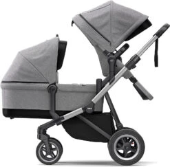 Thule Sleek Sibling Seat, Geschwistersitz Grey Melange -Babyprodukte Laden thule sleek sibling seat geschwistersitz grey melange 5