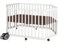 6-ECK Laufgitter "tiSsi" In Weiß - Ca. 93 X 133cm