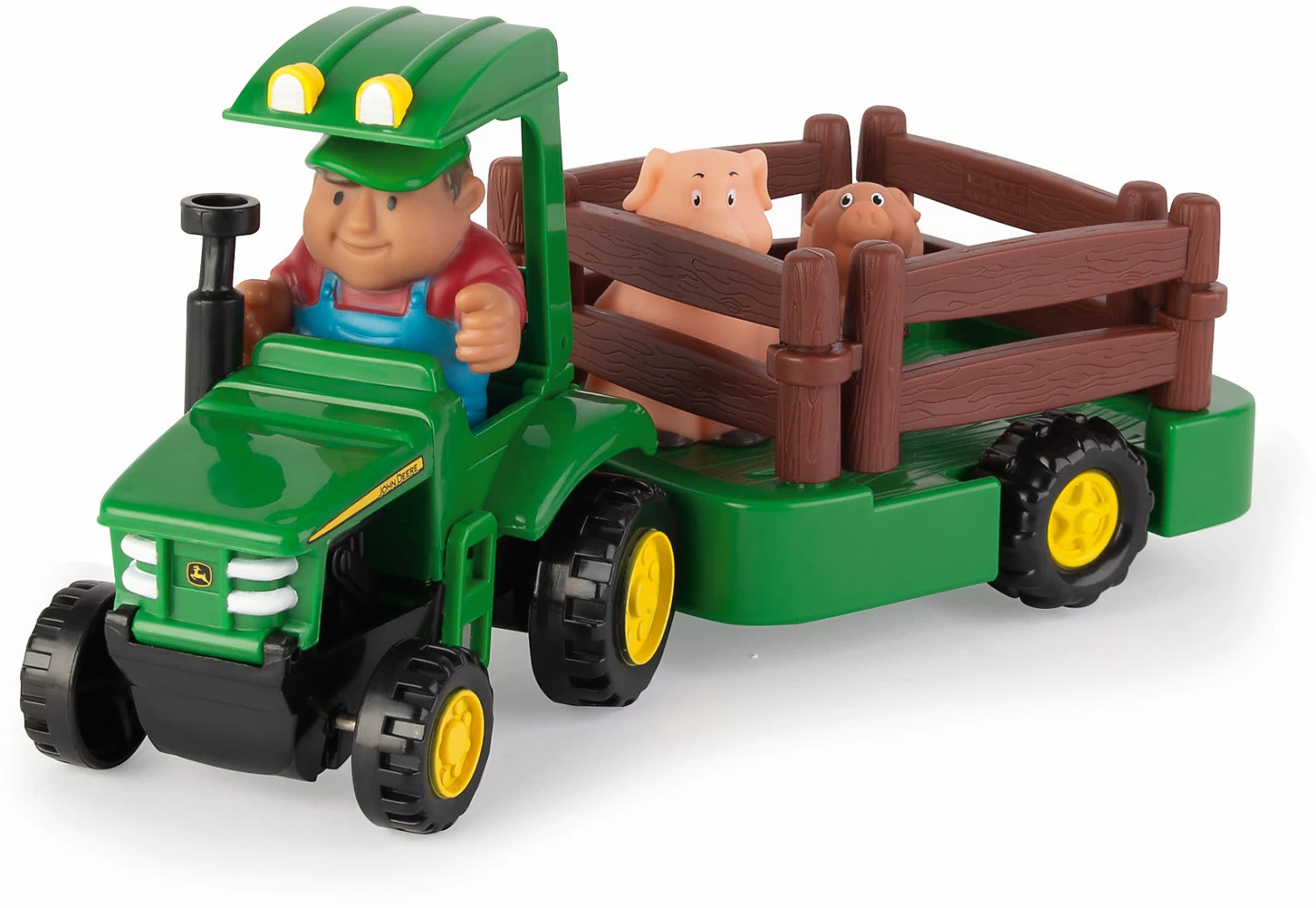 Tomy John Deere - Traktor Mit Anhänger & Tierfiguren - Spielset 4 Tomy John Deere - Traktor Mit Anhänger & Tierfiguren - Spielset – Bild 2