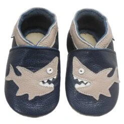 Baby Krabbelschuhe In Hai Dunkelblau