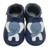 Leder-Krabbelschuhe "Elefant" In Blau 1 Leder-Krabbelschuhe "Elefant" In Blau -Babyprodukte Laden yalion leder krabbelschuhe elefant in blau