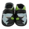 Leder-Krabbelschuhe "Hai" In Schwarz 2 Leder-Krabbelschuhe "Hai" In Schwarz -Babyprodukte Laden yalion leder krabbelschuhe hai in schwarz